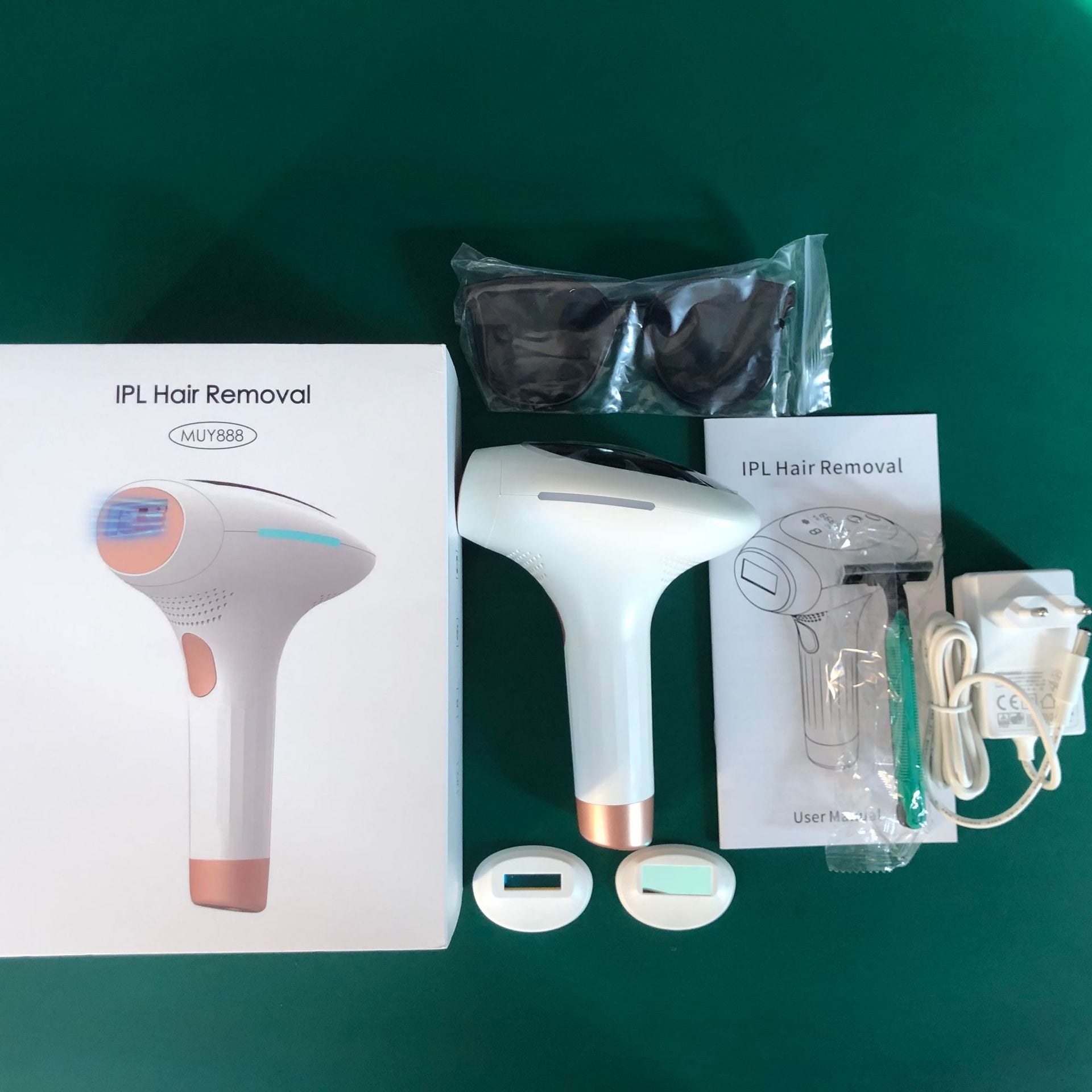Laser hair removal cryo-point device