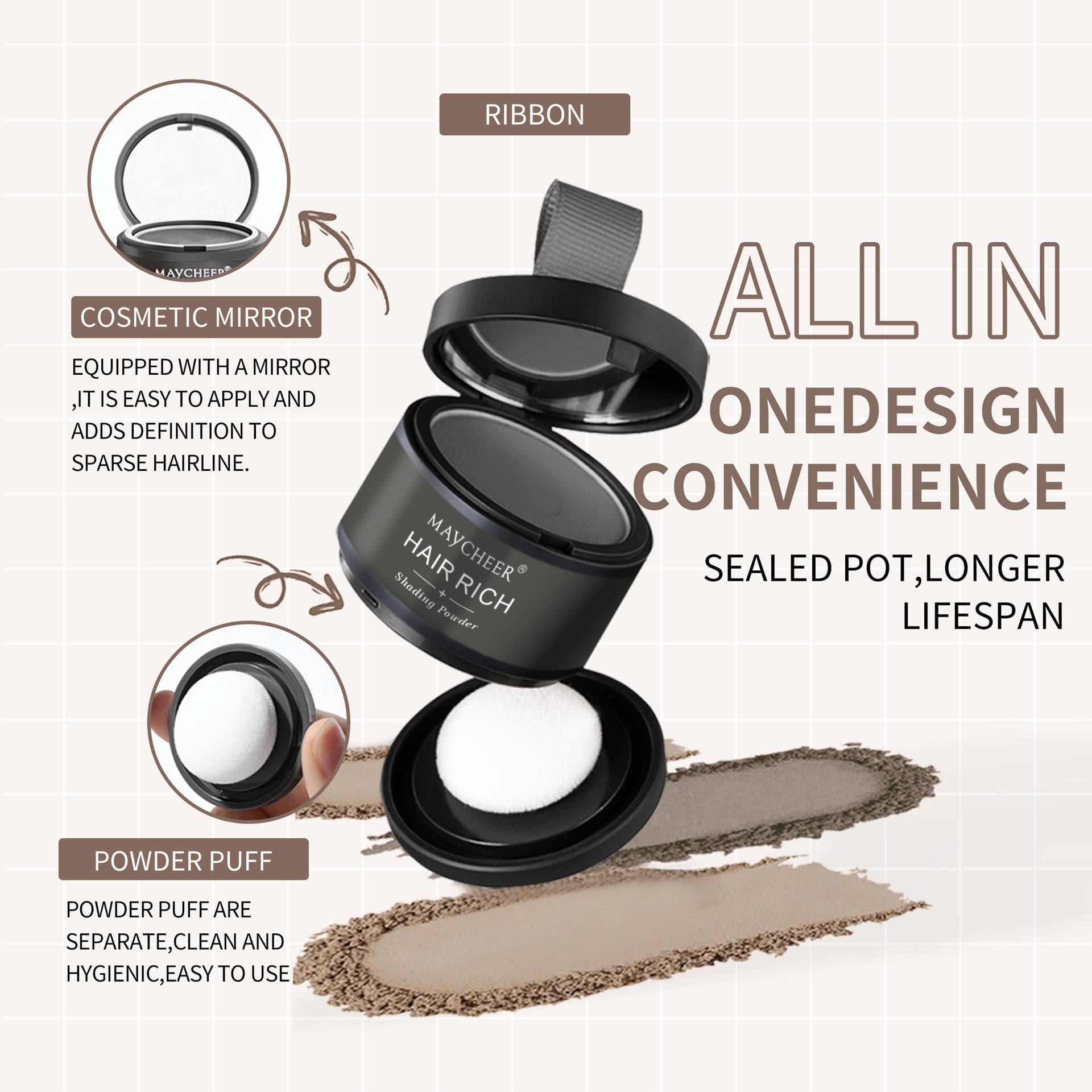 Hairline Powder Makeup